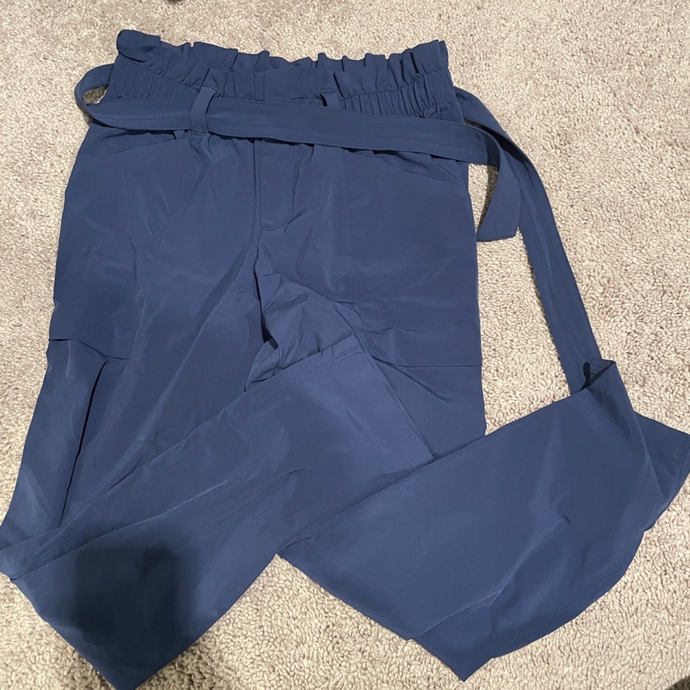 Athleta Navy Pants with Belt